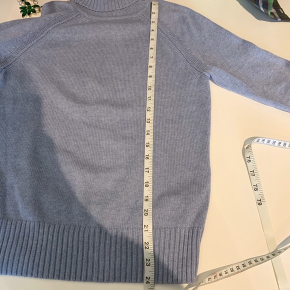 Jeanne Pierre Blue Turtle neck sweater small - Picture 5 of 8